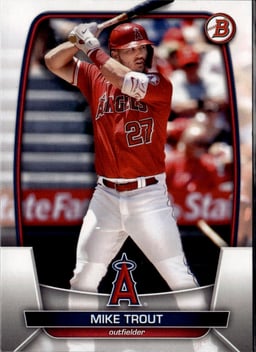 2023 Mike Trout #89 Bowman