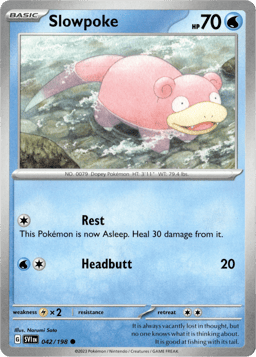 2023 Slowpoke #42 Scarlet & Violet