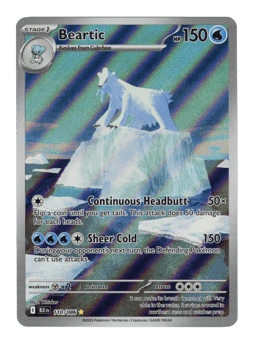 2025 Beartic #110 Black Bolt