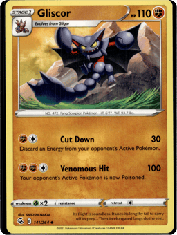 2021 Gliscor #141 Fusion Strike