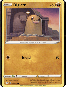 2020 Diglett #84 Darkness Ablaze