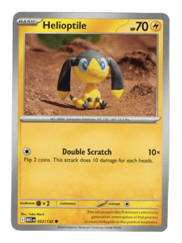 2025 Helioptile #52 Mega Evolution