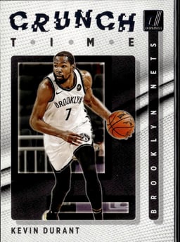 2021 Kevin Durant #7 Donruss Crunch Time