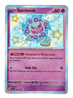 2024 Spiritomb #158 Paldean Fates