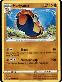 2022 Hariyama #98 Lost Origin