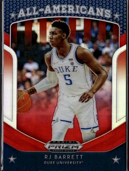 2019 RJ Barrett #62 Prizm Draft Picks