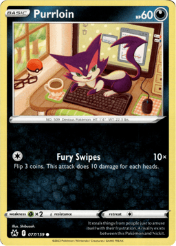 2023 Purrloin #77 Crown Zenith