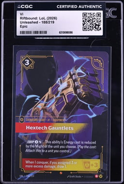 2026 Riftbound: LoL Unleashed Epic Vi #188 CGC AUTH