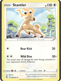 2021 Stantler #208 Fusion Strike