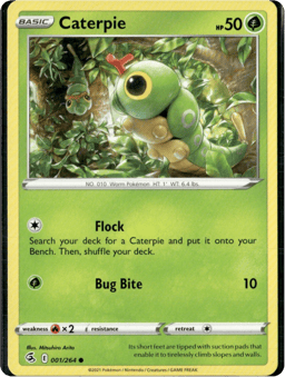 2021 Caterpie #1 Fusion Strike