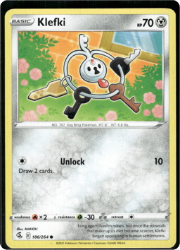 2021 Klefki #186 Fusion Strike