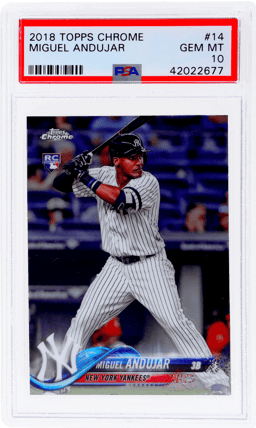 2018 Topps Chrome Miguel Andujar #14 PSA 10