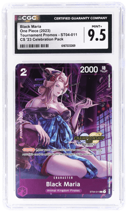 2023 One Piece Promo '23 Championship Celebration Pack Black Maria #ST04011 CGC 9.5