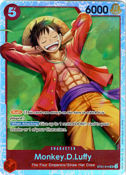 2025 Monkey.D.Luffy (foil) #14 EX Gear 5