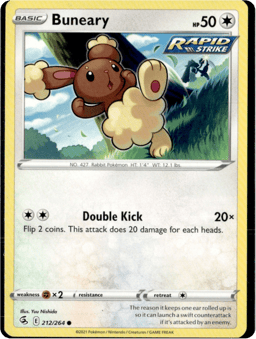 2021 Buneary #212 Fusion Strike
