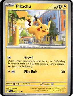 2024 Pikachu #18 Paldean Fates