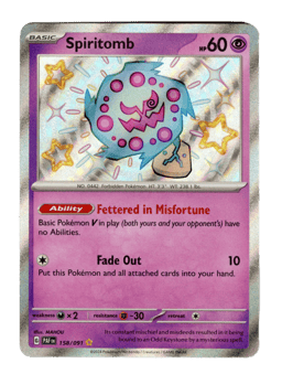 2024 Spiritomb #158 Paldean Fates