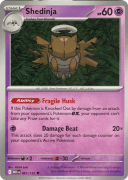2025 Shedinja #61 Mega Evolution