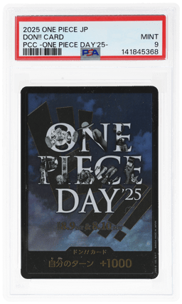2025 One Piece Promo Japanese One Piece Day Don Card PSA 9