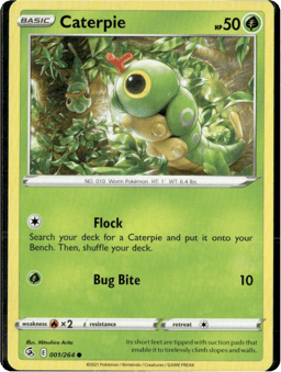 2021 Caterpie #1 Fusion Strike