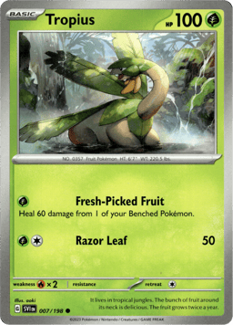 2023 Tropius #7 Scarlet & Violet
