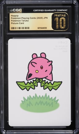 2025 Pokemon Japanese Playing Cards Taruka Picture Hoppip CGC 10 PRISTINE