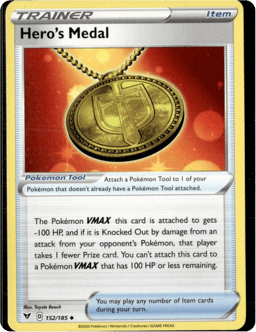 2020 Hero's Medal #152 Vivid Voltage