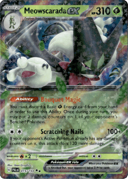 2023 Meowscarada ex #15 Paldea Evolved