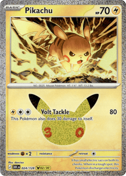 2026 Pikachu #24 30th Celebration