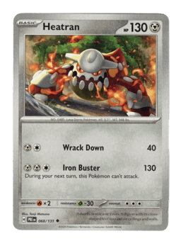 2025 Heatran #68 Prismatic Evolutions