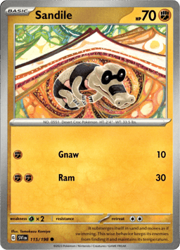 2023 Sandile #115 Scarlet & Violet