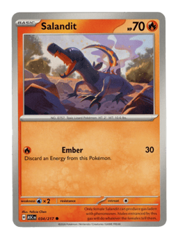 2026 Salandit #34 Ascended Heroes