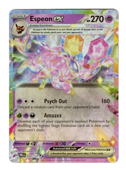 2025 Espeon ex #34 Prismatic Evolutions