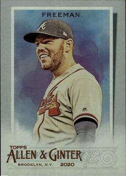 2020 Freddie Freeman #47 Topps Allen & Ginter