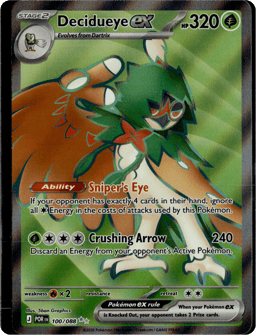 2026 Decidueye ex #100 Perfect Order