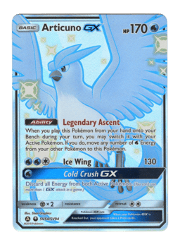 2019 Articuno-GX #SV54 Hidden Fates