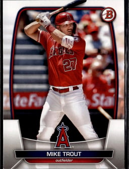 2023 Mike Trout #89 Bowman