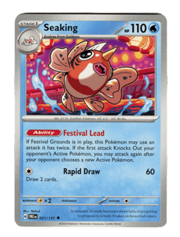 2025 Seaking #21 Prismatic Evolutions