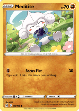 2022 Meditite #99 Lost Origin