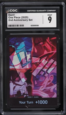 2025 One Piece 2nd Anniversary Set Don!! CGC 9 MINT