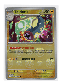 2025 Eelektrik  (Master Ball) #031 Black Bolt