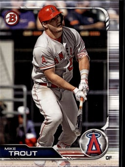 2019 Mike Trout #1 Bowman