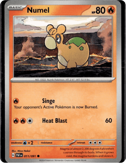 2024 Numel #11 Paldean Fates