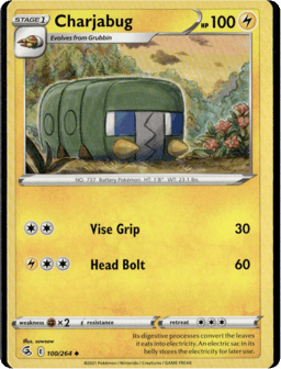 2021 Charjabug #100 Fusion Strike