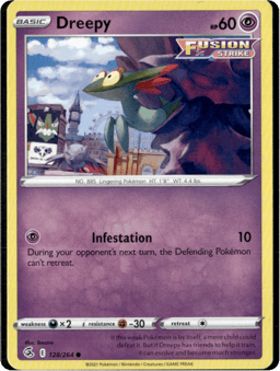 2021 Dreepy #128 Fusion Strike