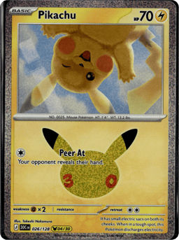 2026 Pikachu #26 30th Celebration