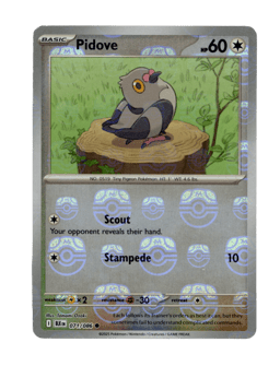 2025 Pidove  (Master Ball) #071 Black Bolt
