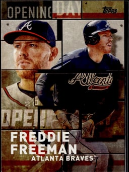 2018 Freddie Freeman #OD-12 Topps Opening Day