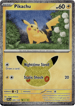 2026 Pikachu #45 30th Celebration