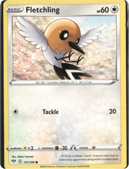 2020 Fletchling #151 Darkness Ablaze